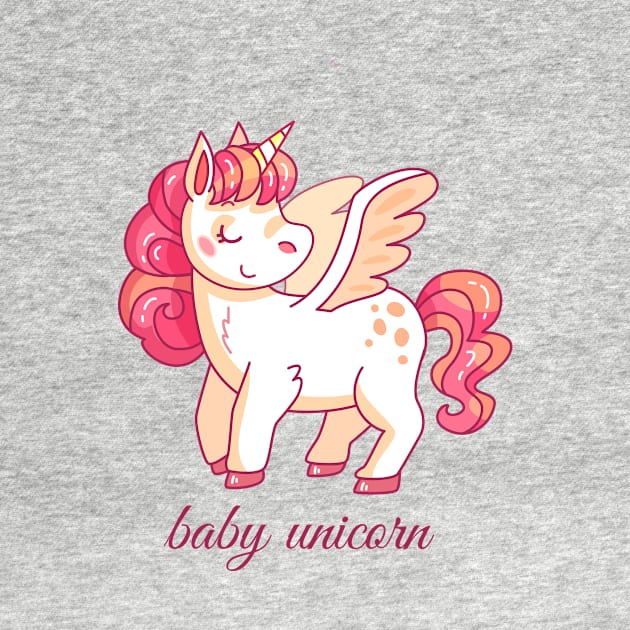 cute baby unicorn by Tshirt lover 1